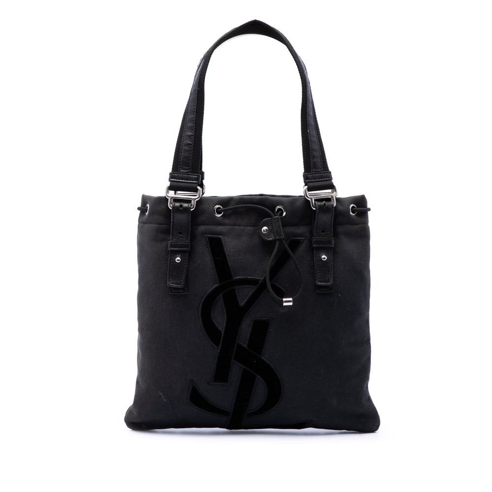 Pre-Loved Saint Laurent Small Denim Monogram Kahala Tote